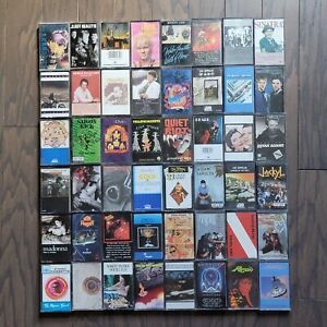 HUGE Eclectic Cassette Lot (Metal, Hair, Classic Rock, Pop) FREE SHIPPING!