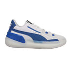 Puma Clyde Hardwood Team Basketball  Mens Blue, White Sneakers Athletic Shoes 19