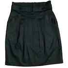 BCBGMaxAzria Black Skirt SIZE 2  Paperbag Waist Mini Length Pencil Skirt