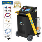 LM708 Fully Automatic Refrigerant Recovery Machine A/C Dual Tank Filling 3/8HP