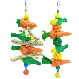 Bird Toy Bird Foraging Toy Parrot Parakeet Cockatiel Cage Chewing Hanging Toy