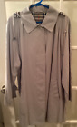 BURBERRY OF LONDON LADIES LINED HOODED TRENCH RAIN COAT. M/L. ( 14.4.22)