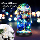 Galaxy Rose Gift for Women, Romantic Unique Artificial Flower with LED Light Str