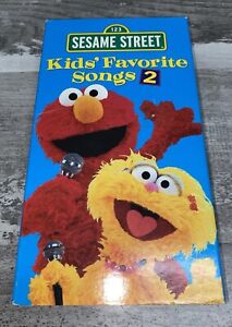 Sesame Street Kids Favorite Songs 2 VHS Closed Captioning