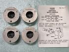 (4 Pack) XLR 3 Pin Male Connectors, Panel or Chassis Mount, Amphenol Made in USA