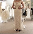 Madison James Ivory Detailed Off Shoulder Wedding Dress