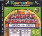 KARAOKE BAY Jukebox Favorites - The Fabulous 50s Karaoke - Audio CD - GOOD
