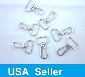 Metal Lanyard Hook Swivel Snap For Paracord Webbing Clips Lot of 25 50 100 C