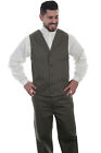 Scully Wahmaker Men's 100% Cotton Herringbone Vest 541714