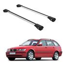 Roof Rack Cross Bars Gray Carrier Bar  Fits BMW 3 Series E46 Touring 1999-2005