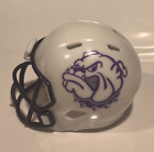 Riddell pocket pro football helmet Western Illinois Leathernecks CUSTOM