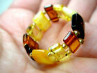 REAL BALTIC AMBER RING - multicolor