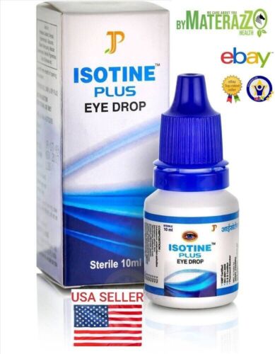 Eye DROPS Isotine Exp.2026 OFFICIAL USA Cataract Care Glaucoma Non-Carnosine