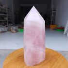 New Listing4.97LB natural pink rose quartz obelisk crystal tower point reiki home decor