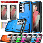 For Samsung Galaxy S21 S21+ S21 Ultra Shockproof Case Cover + Screen Protector