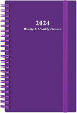 2024 Pocket Planner/Calendar - A6 Weekly Monthly Planner, January 2024