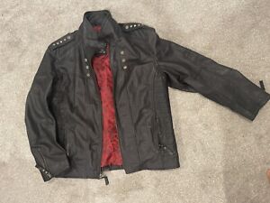 Affliction Mens Limited Edition Black Label Premium Leather Jacket