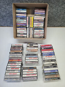 New ListingVTG Cassettes Lot of 94 Tapes 70s 80s Music POP ROCK RAP Madonna U2 Prince MJ