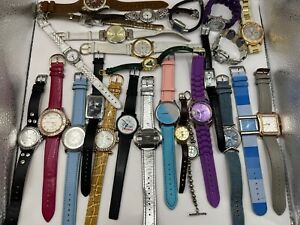 Mixed Brands Womens Watches Lot Of 25 For Parts Or Repair W1