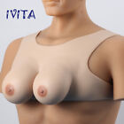 C Dup Full Silicone Breast Forms Drag Queen TG Fake Boobs Crossdresser Bodysuit