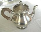 Vintage Daalderop Royal Holland Pewter Wood Handle Tea Pot MCM