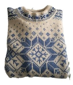 Dale of Norway  Women's 100% Pure New Wool Nordic Fair Isle Sweater Size S