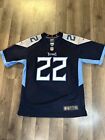 Nike Tennessee Titans Derrick Henry Jersey Youth Large NFL Navy Blue