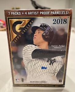 2018 Topps Gallery MLB Baseball Cards Factory Sealed BLASTER BOX - 7 Packs Read