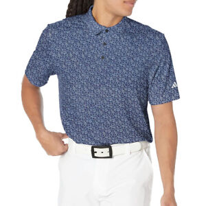 Adidas Golf Men's Ultimate365 Allover-Print Polo Golf Shirt, Brand New