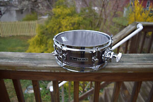 Pearl Snare Drum M80 10x4 Black Silver