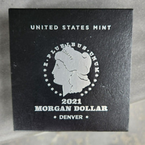 2021-D 1$ Morgan Silver Dollar Uncirculated COA OGP