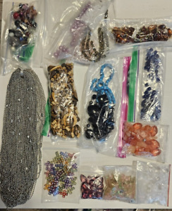 New ListingJewelry making supplies beads and chains large lot