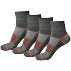 4 Pair Mens Mid Cut Ankle Quarter Athletic Casual Sport Cotton Socks Size 6-12