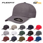 Flexfit Delta 180 Seamless Carbon Cap Fitted Baseball Hat Performance Blank