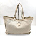 Gucci Hand Bag  Beige Leather 3241435