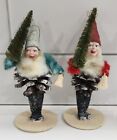 New ListingBethany Lowe Christmas Pinecone Santa Elf Gnome Retired Bruce Elsass Collection