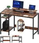 Gaming/Computer Desk - 47” Home Office Small Desk with Monitor Stand