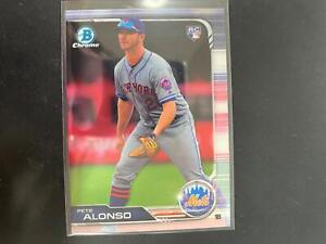Pete Alonso 2019 Bowman Chrome Rookie Card RC #48 New York Mets H25