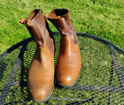 Clarks Shoes Boots Rear Zip Men's 12 Brown