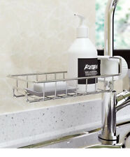 Drain Rack Storage Holder Shelf-Kitchen Sink Faucet Sponge Soap Cloth
