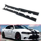 For 15-23 Dodge Charger Side Skirts Accessories Carbon Fiber Look Rock Panels (For: 2015 Dodge Charger)