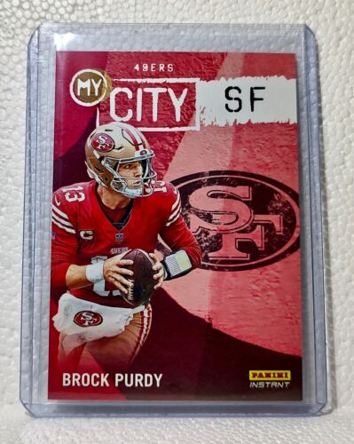 Brock Purdy 2023 Panini NFL #31 My City Football Card 49ers 1/344