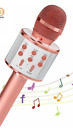 Karaoke Wireless Handheld Microphone Bluetooth ROSE GOLD for Singing