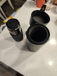 Vivitar 80-200mm 1:4.5 Auto Zoom Camera Lens 55mm With Case