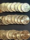 Mixed Roll Of $25 Sacagawea & Presidential $1 Gold Coins - Most BU & Circulated