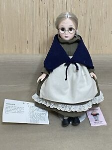 EFFANBEE 11” AUNTIE EM DOLL 1155 WIZARD OF OZ 1987 W/ Hang Tag & Stand
