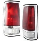Set of 2 Tail Light For 85-86 Nissan 720 LH & RH Clear & Red Lens