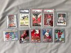 Shohei Ohtani Rookie Lot , 7 Rookie Cards  - 10 Total Cards 3 Graded