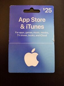 New ListingApple Itunes And App Store Gift Card $25.00