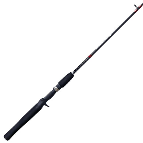 Zebco Rhino Tough Casting Fishing Rod 5-Foot 6-Inch Fishing Pole Black Comfort
